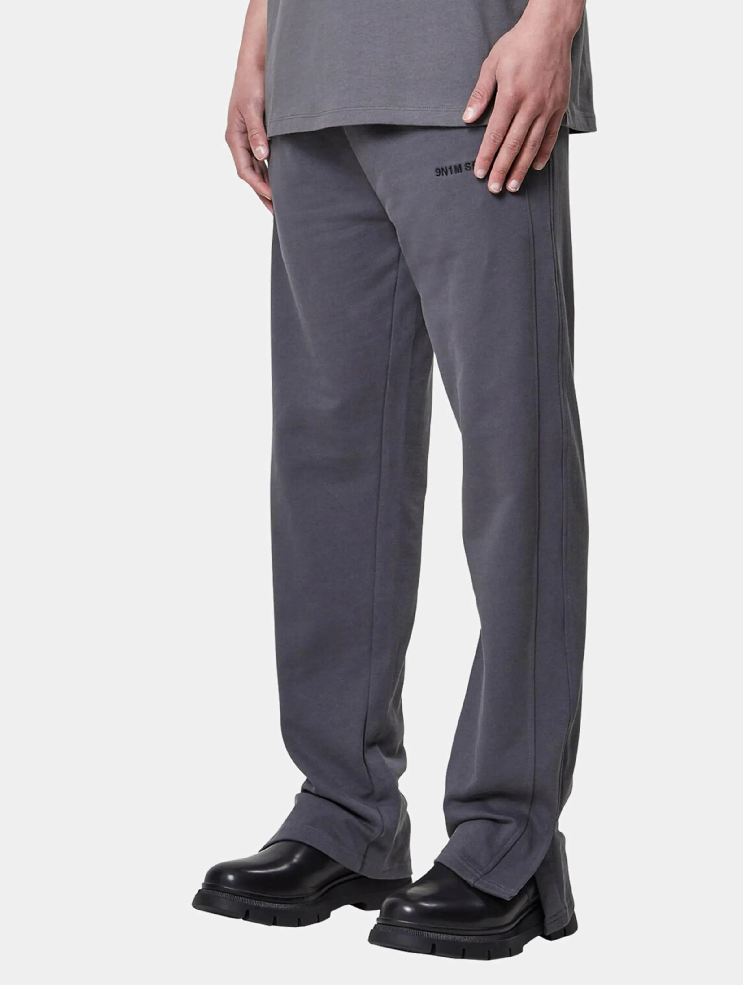 9N1M SENSE 9N1M Sense Essential Button Sweat Pants Dark