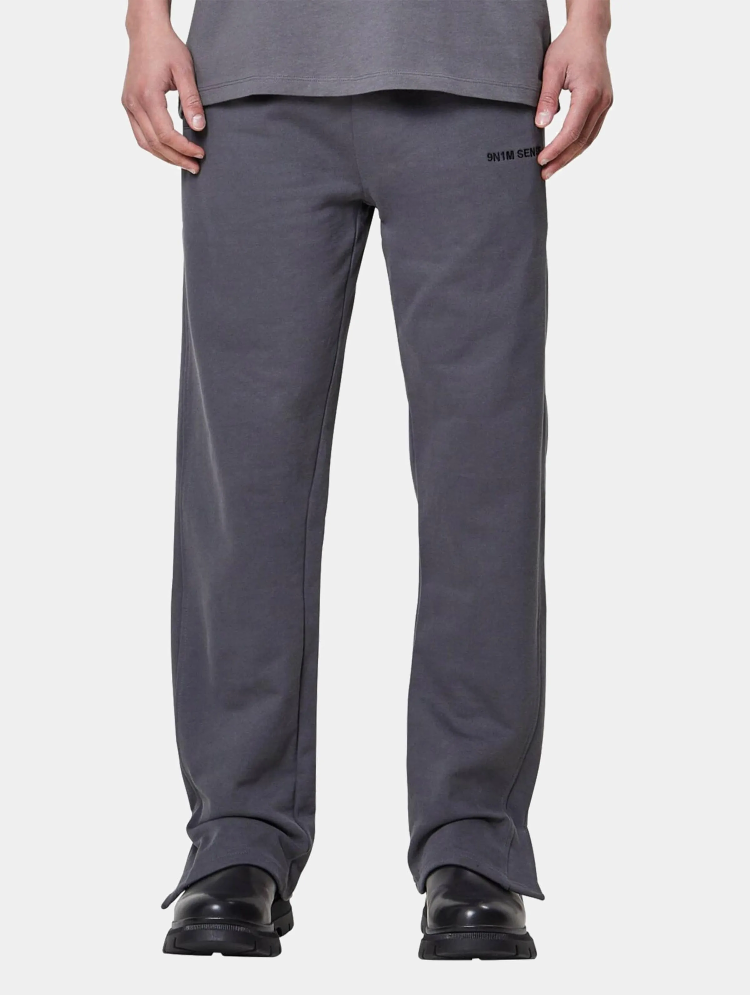 9N1M SENSE 9N1M Sense Essential Button Sweat Pants Dark