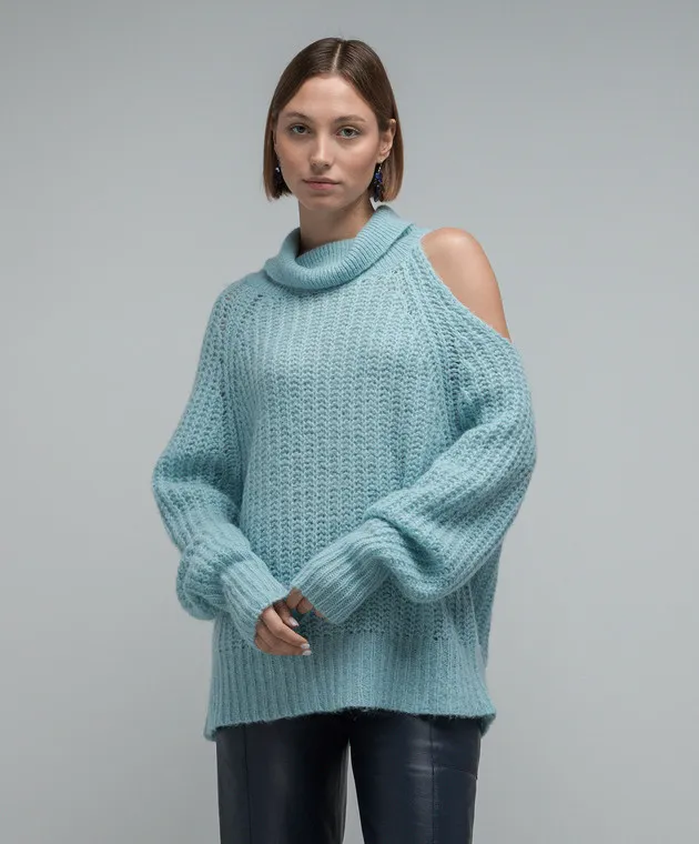 AERON Blue Rialto sweater