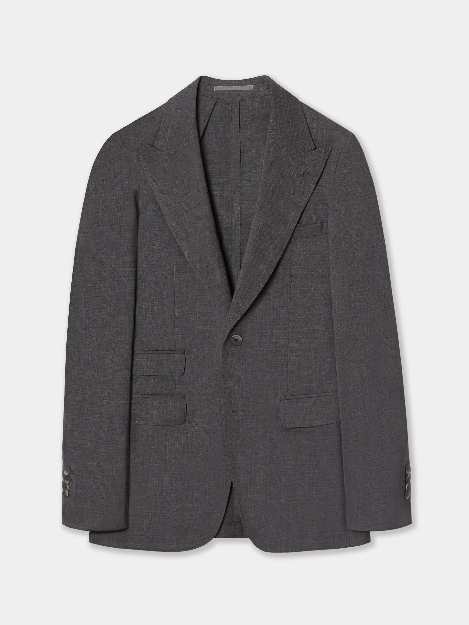 Americana traje fil a fil gris