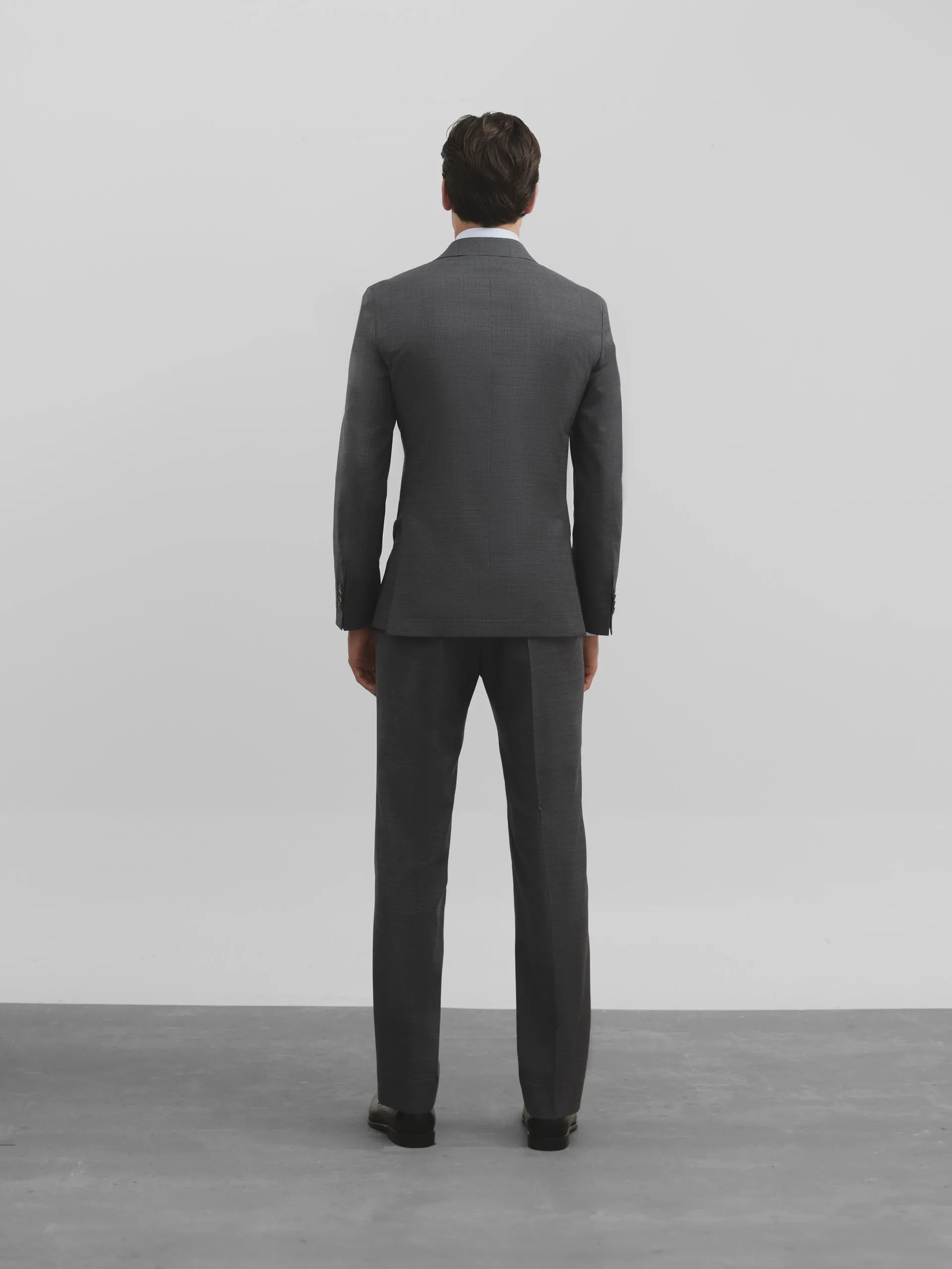 Americana traje fil a fil gris