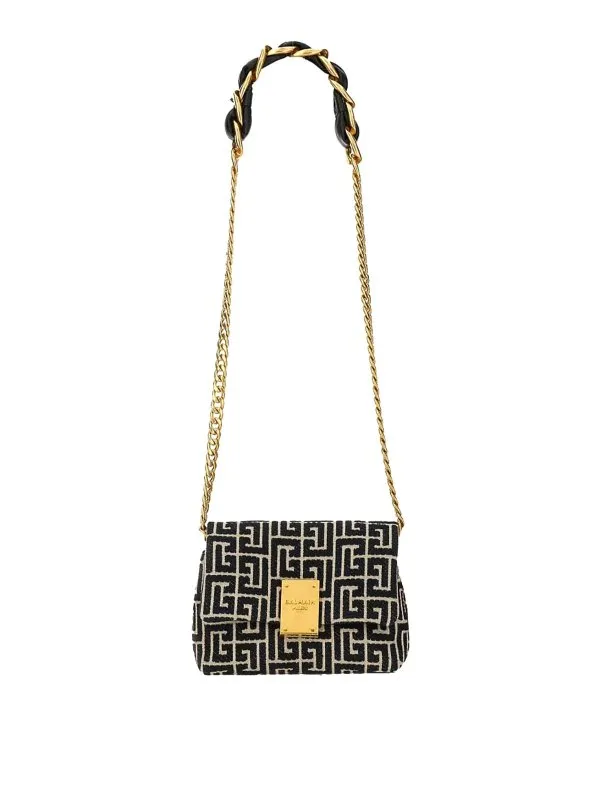BALMAIN BOLSA BANDOLERA  NEGRO