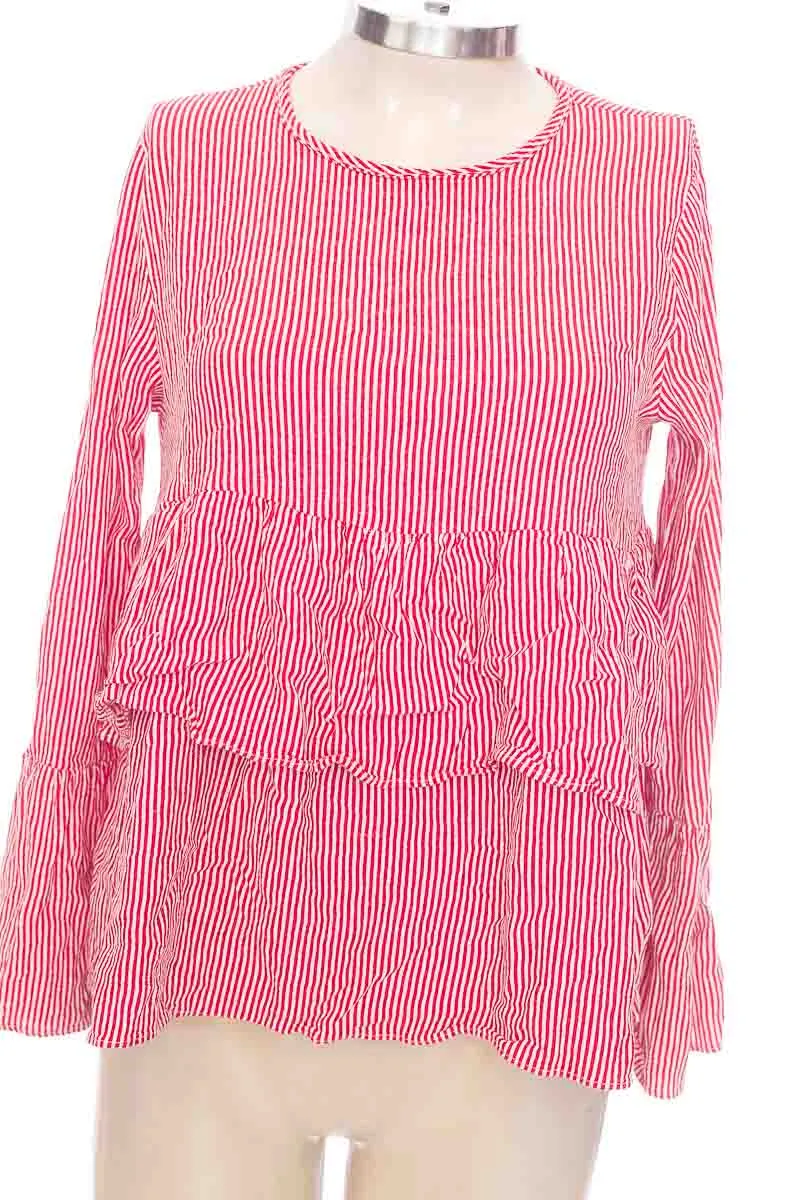 BLUSA COLOR ROJO  ZARA