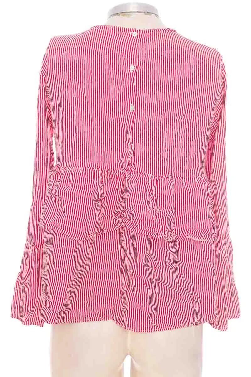 BLUSA COLOR ROJO  ZARA