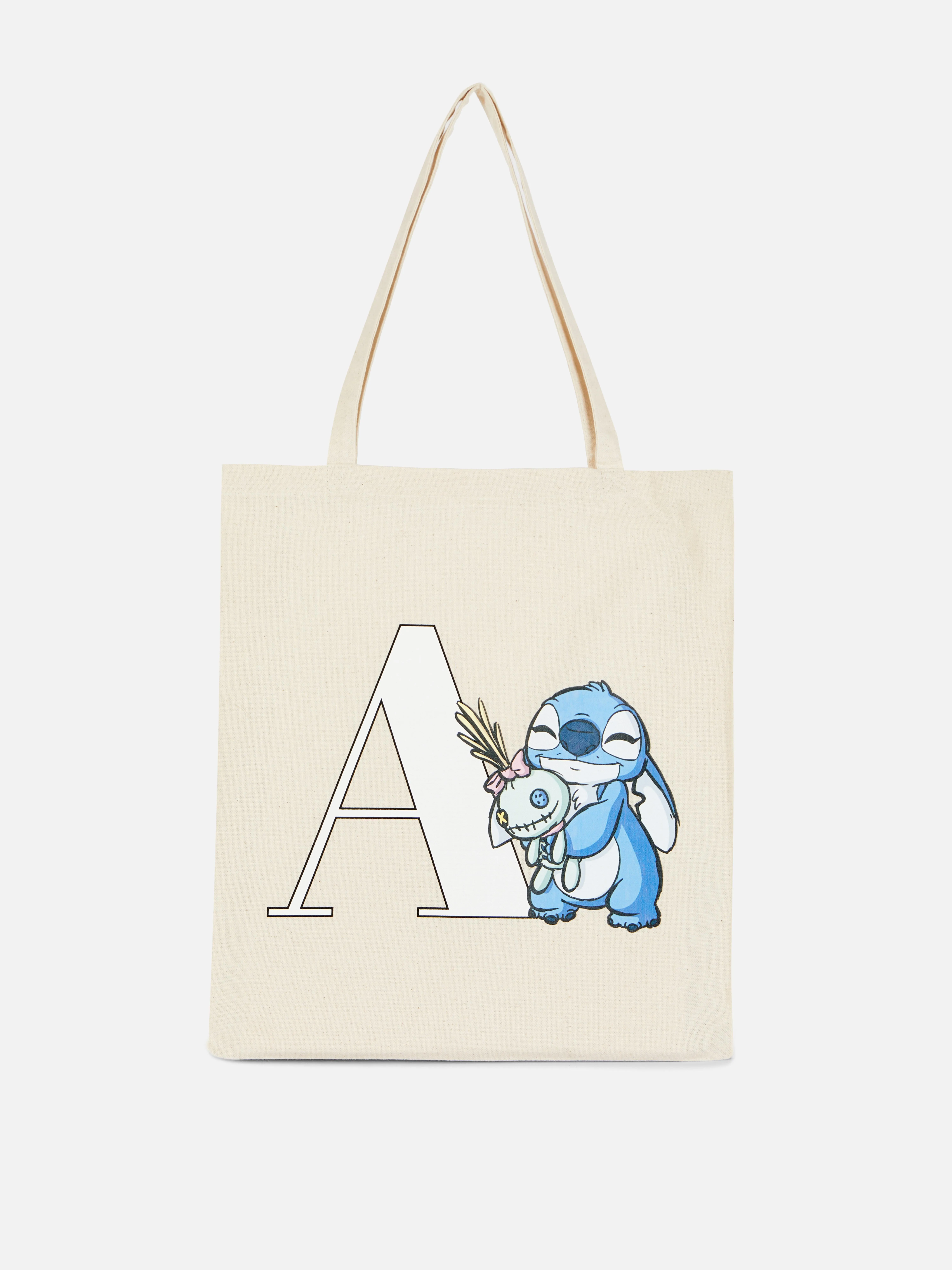 Bolso tote con inicial de Stitch de Disney