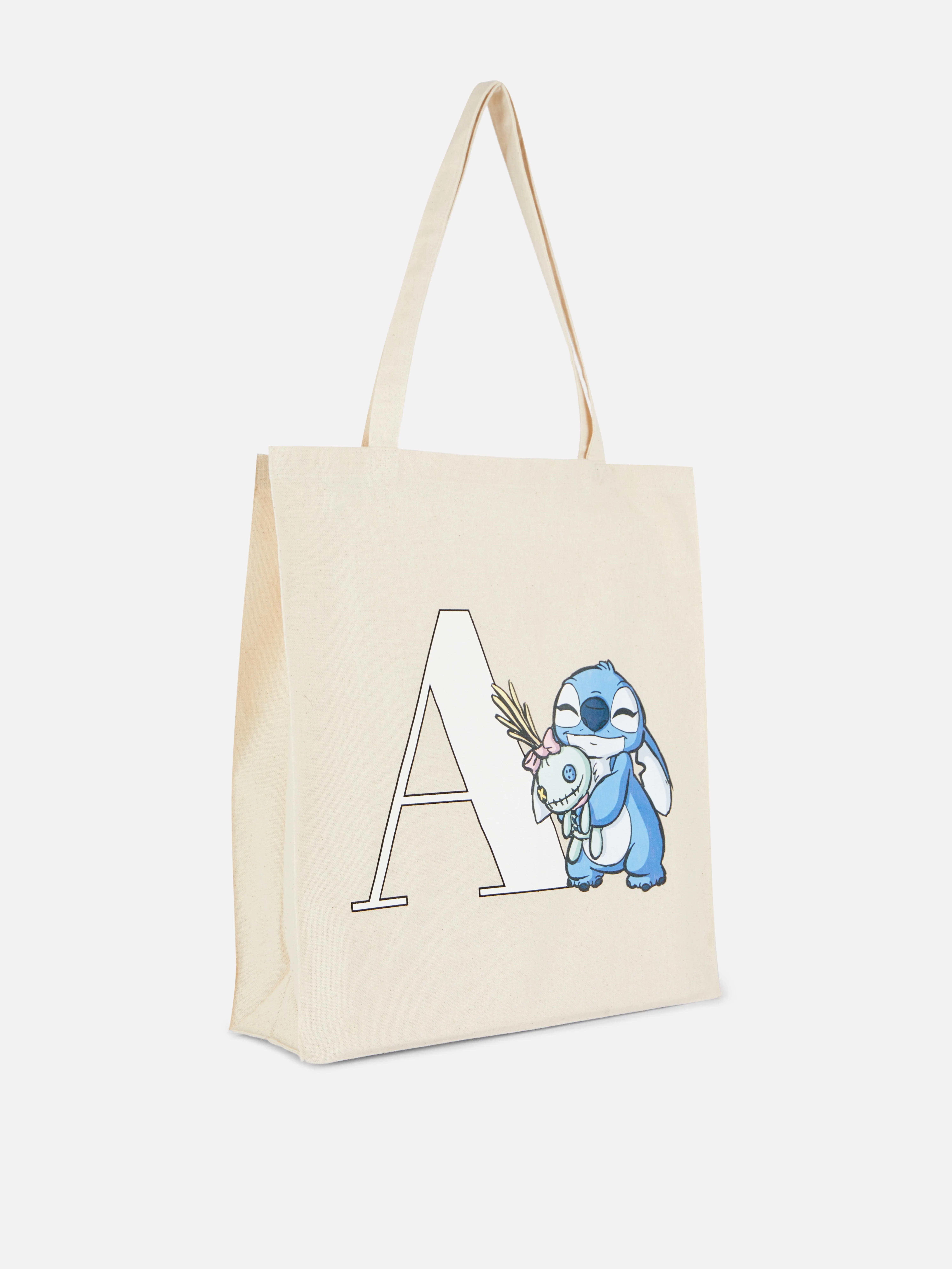 Bolso tote con inicial de Stitch de Disney