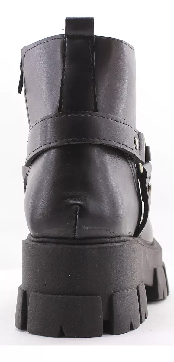 Botas Botinetas Plataforma Cadenas Dama Mujer 7020 Carg