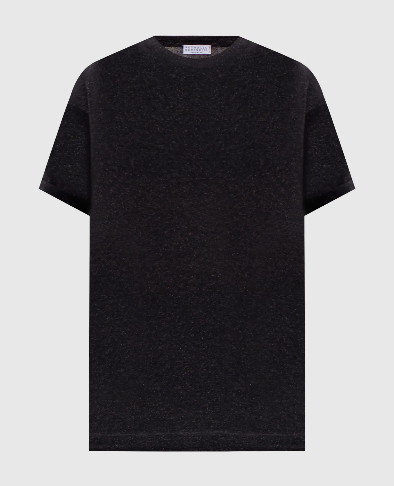 Brunello Cucinelli Black top with cashmere and silk with lurex