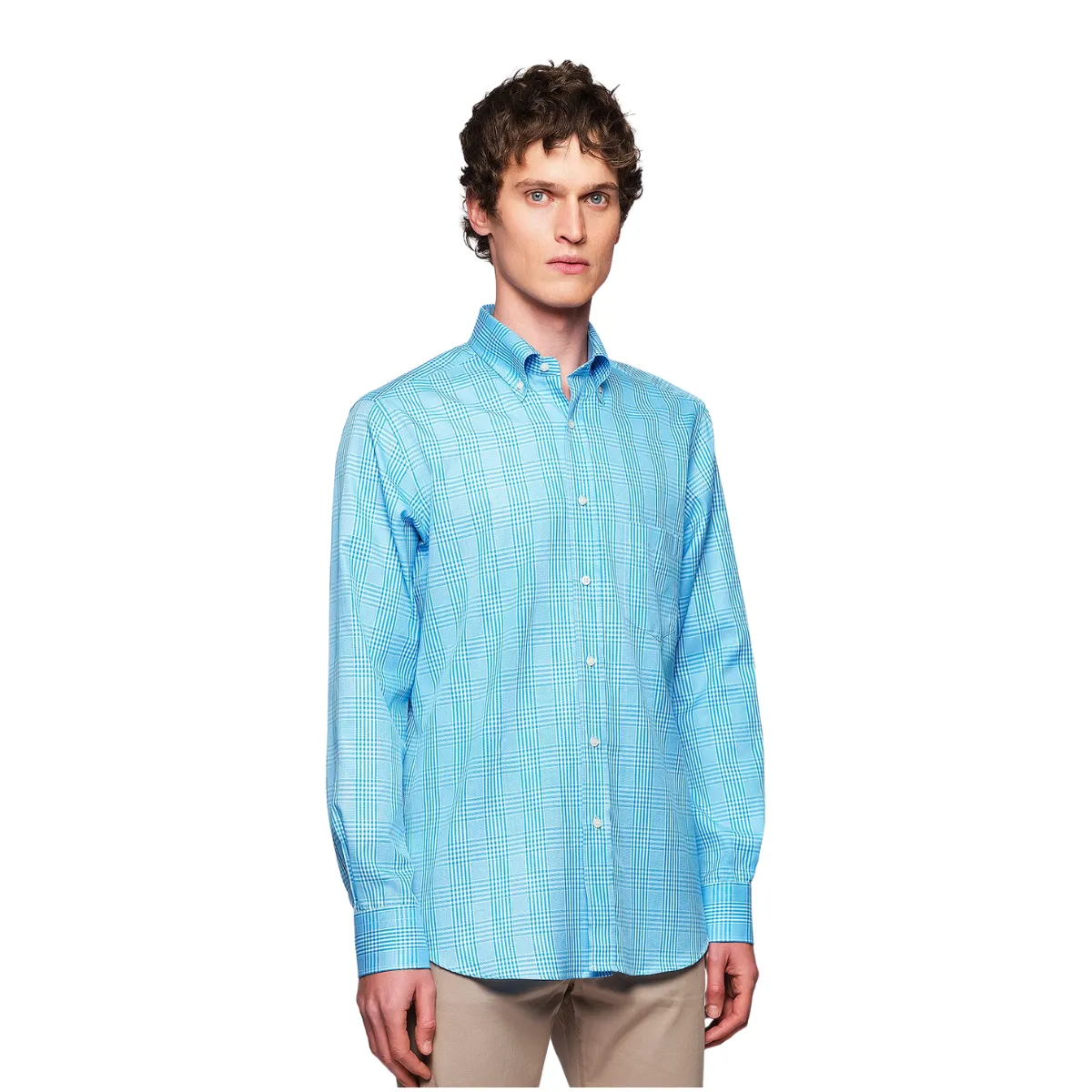 Camisa Oxford Manga Larga