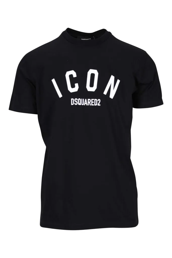 Camiseta negra con logo 