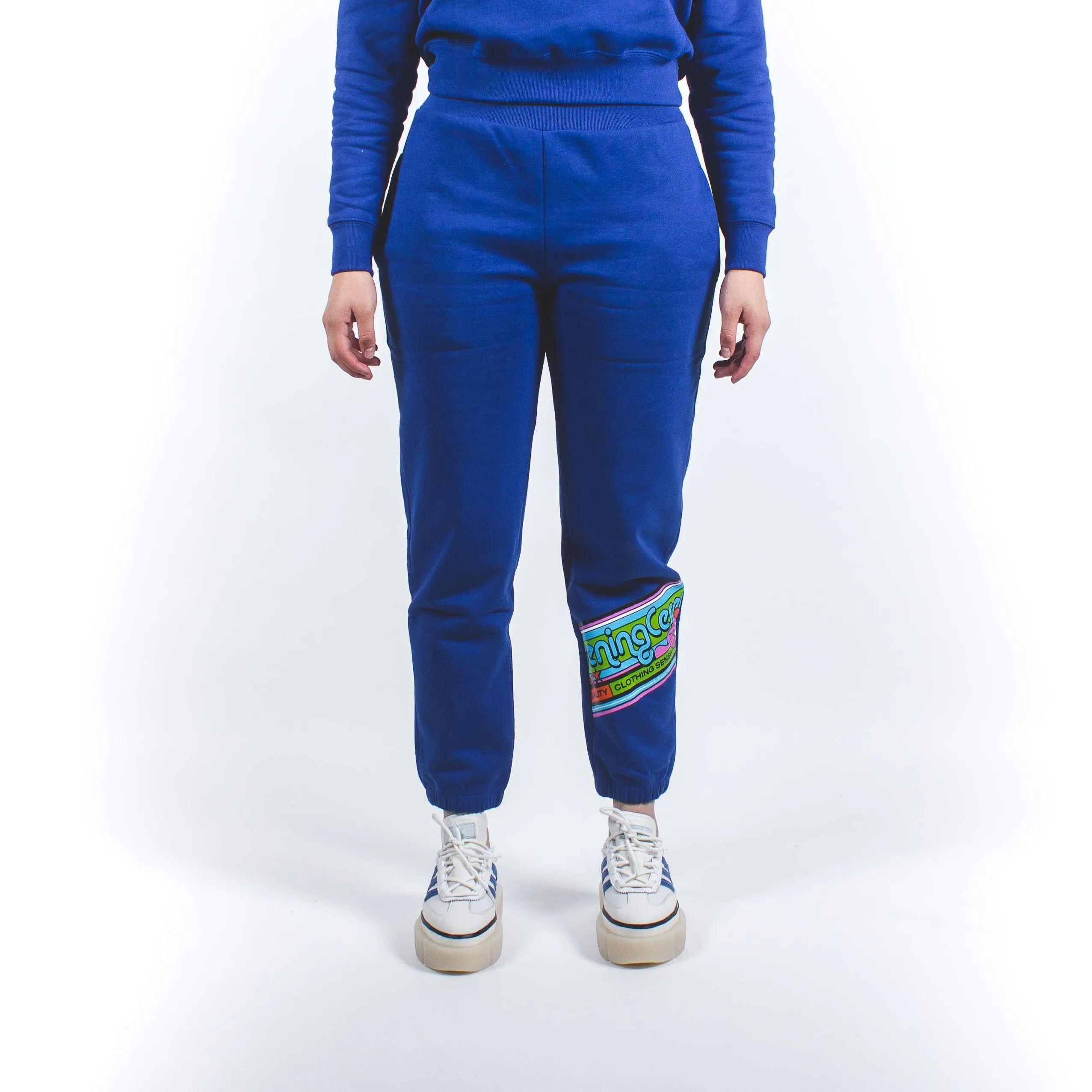 CARTOONISH BAND REG.SWEATPANT BLU ROYAL MULTI