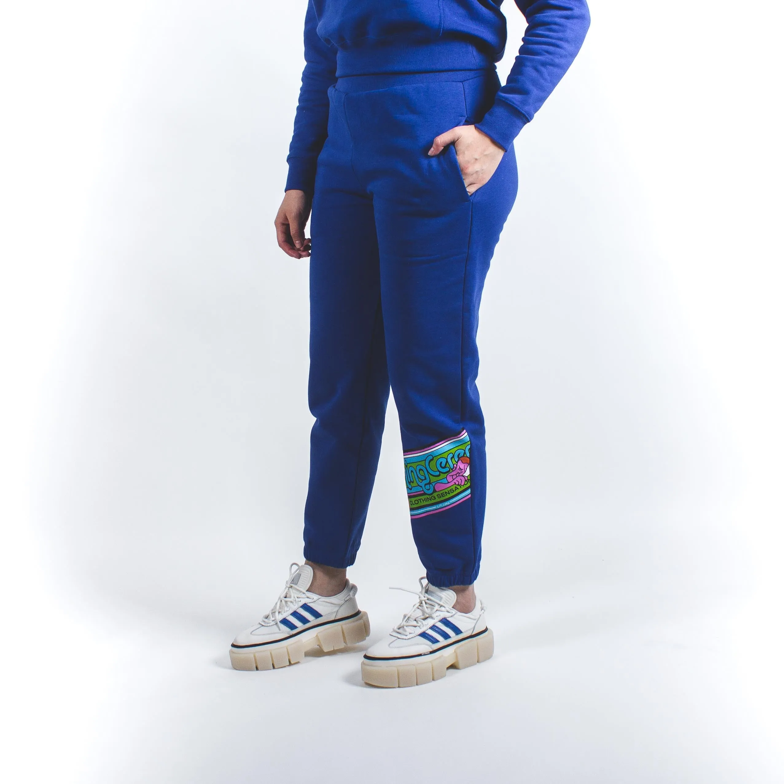 CARTOONISH BAND REG.SWEATPANT BLU ROYAL MULTI