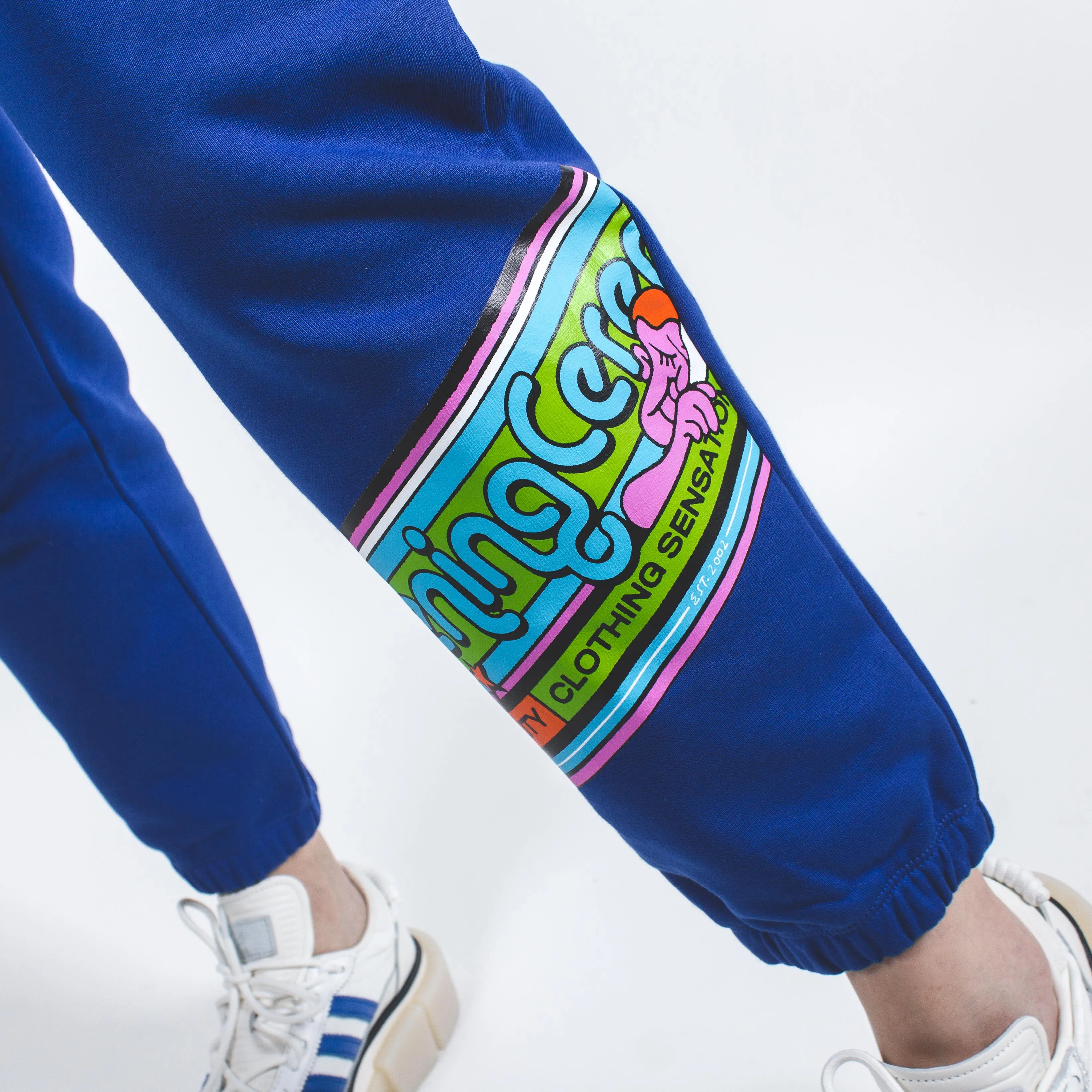 CARTOONISH BAND REG.SWEATPANT BLU ROYAL MULTI