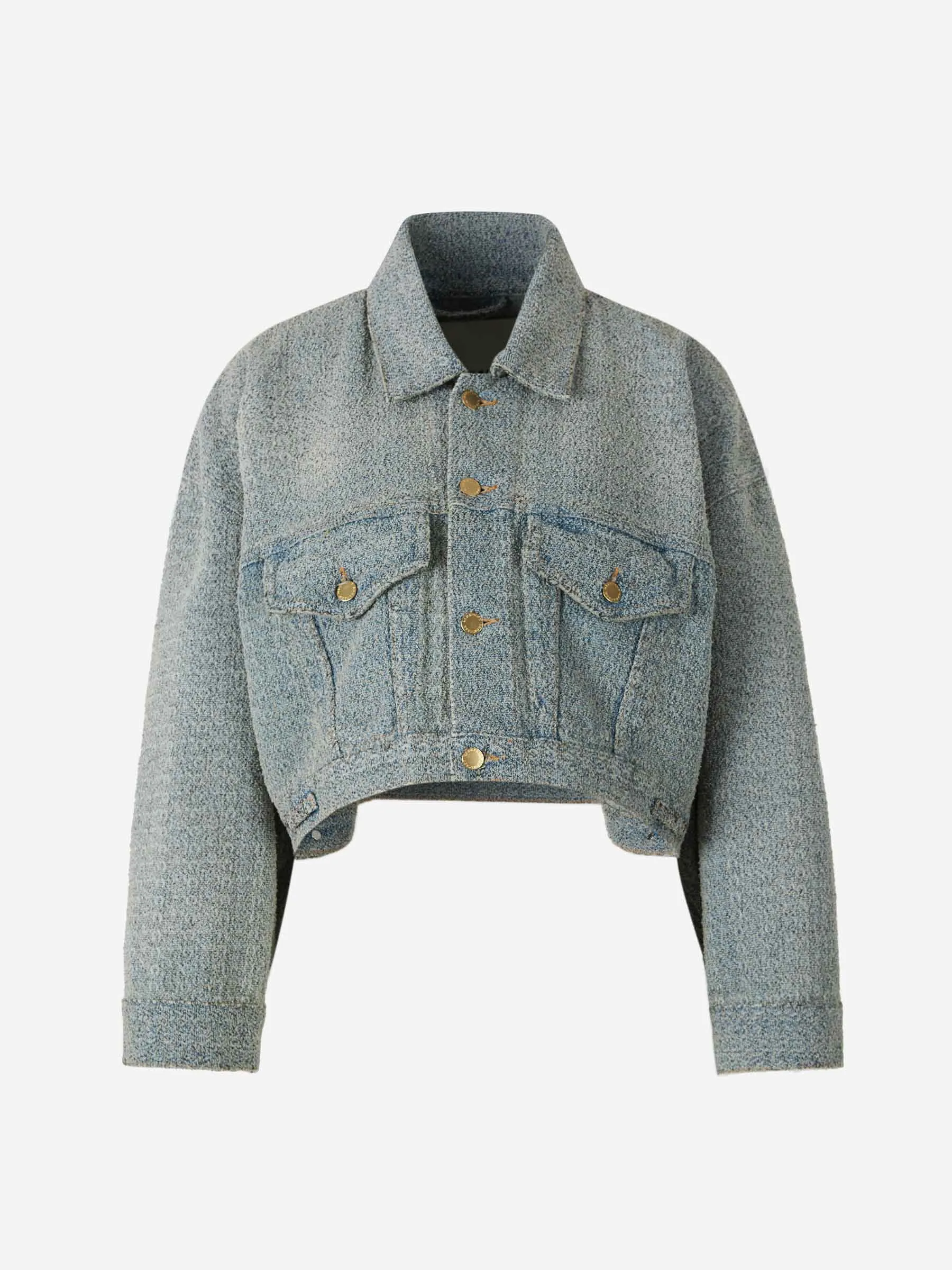 Darkpark Cazadora Denim boucle