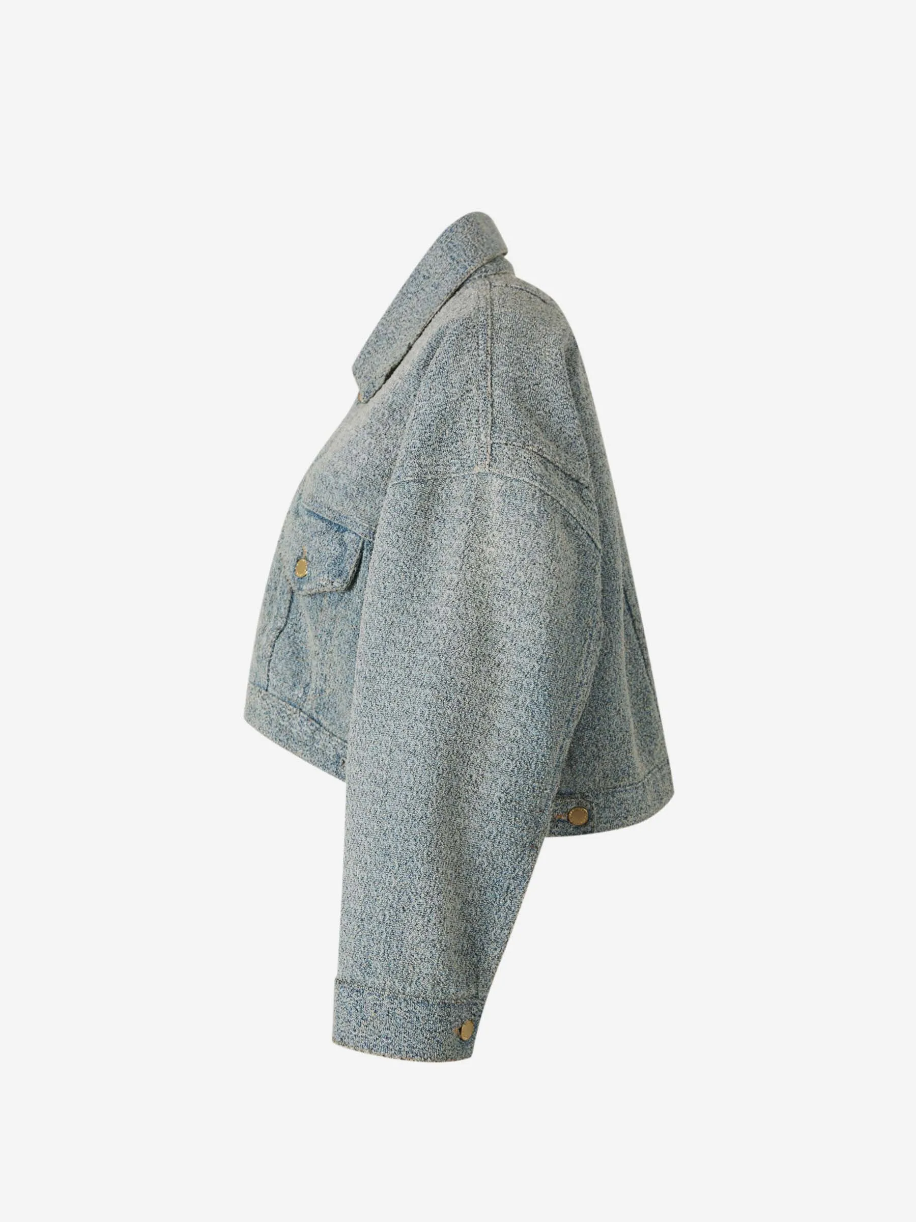 Darkpark Cazadora Denim boucle