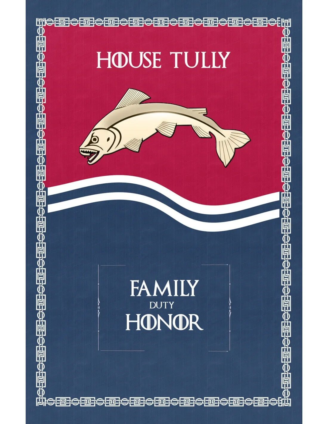 Estandarte Juego de Tronos House Tully (70x100 cms.)