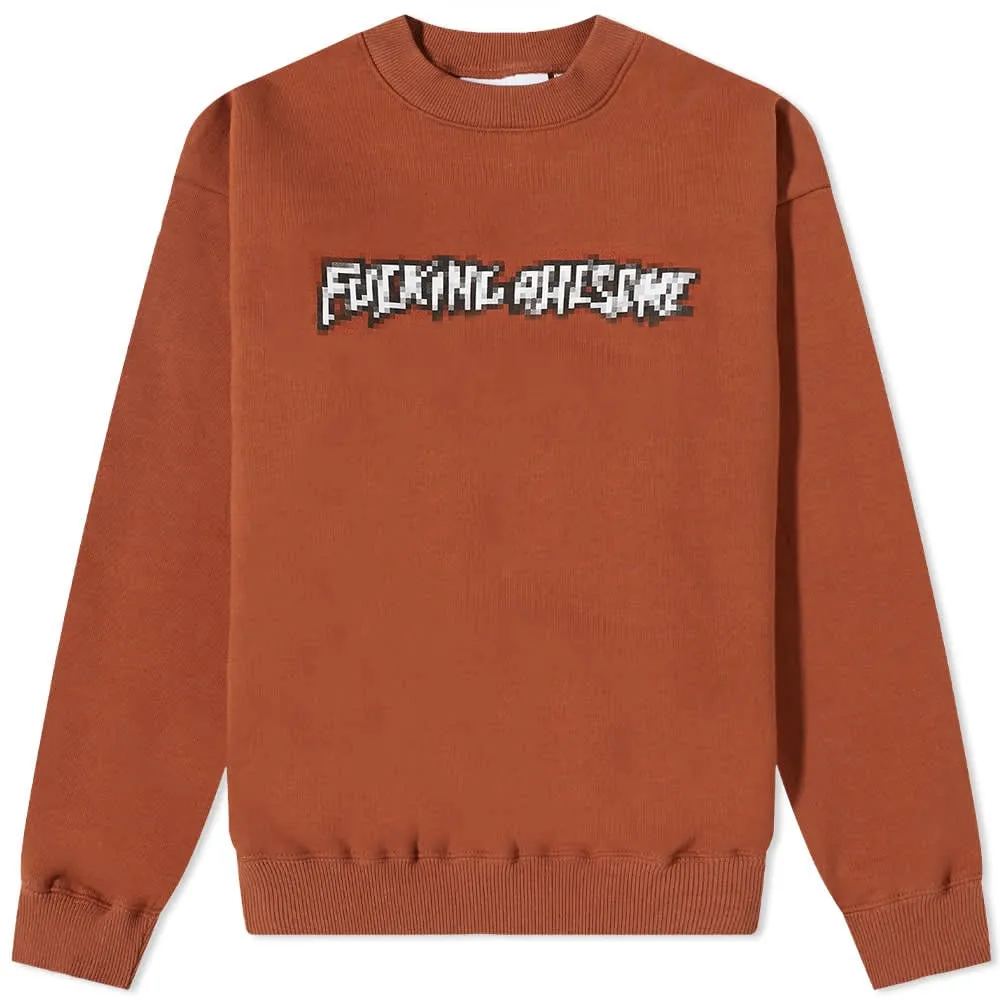 Fucking Awesome Pixel Stamp Crew Sweat