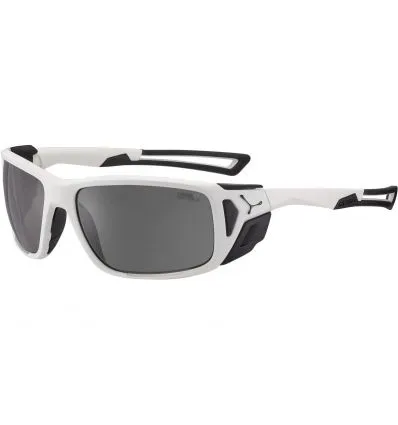 GAFAS DE SOL CéBé PROGUIDE (BLANCO NEGRO MATE  ZONA VARIO VERDE CAT 2 A 4)