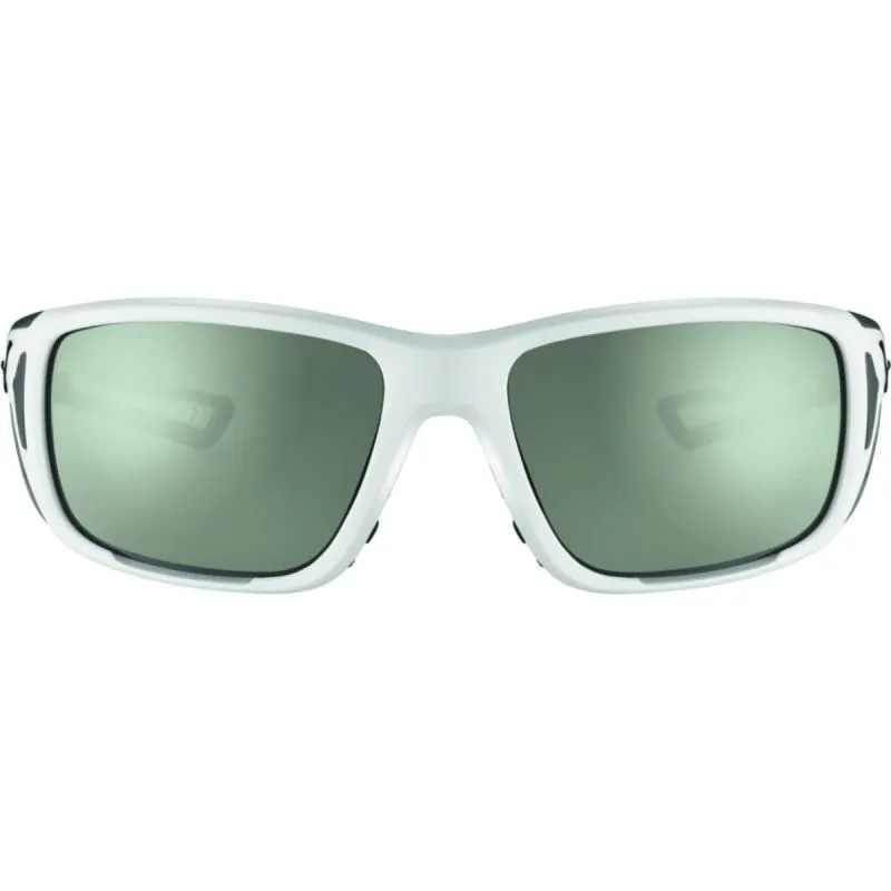 GAFAS DE SOL CéBé PROGUIDE (BLANCO NEGRO MATE  ZONA VARIO VERDE CAT 2 A 4)