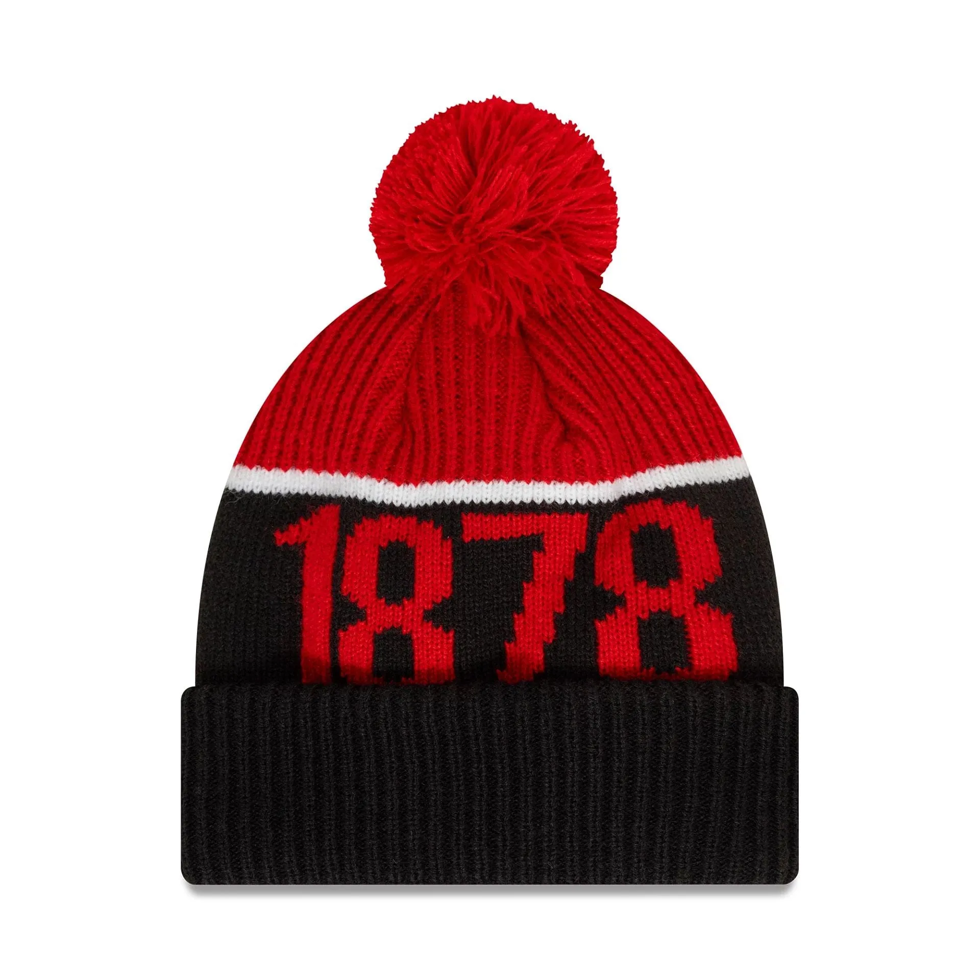 Gorra de gorro de punto con puño rojo del Manchester United FC