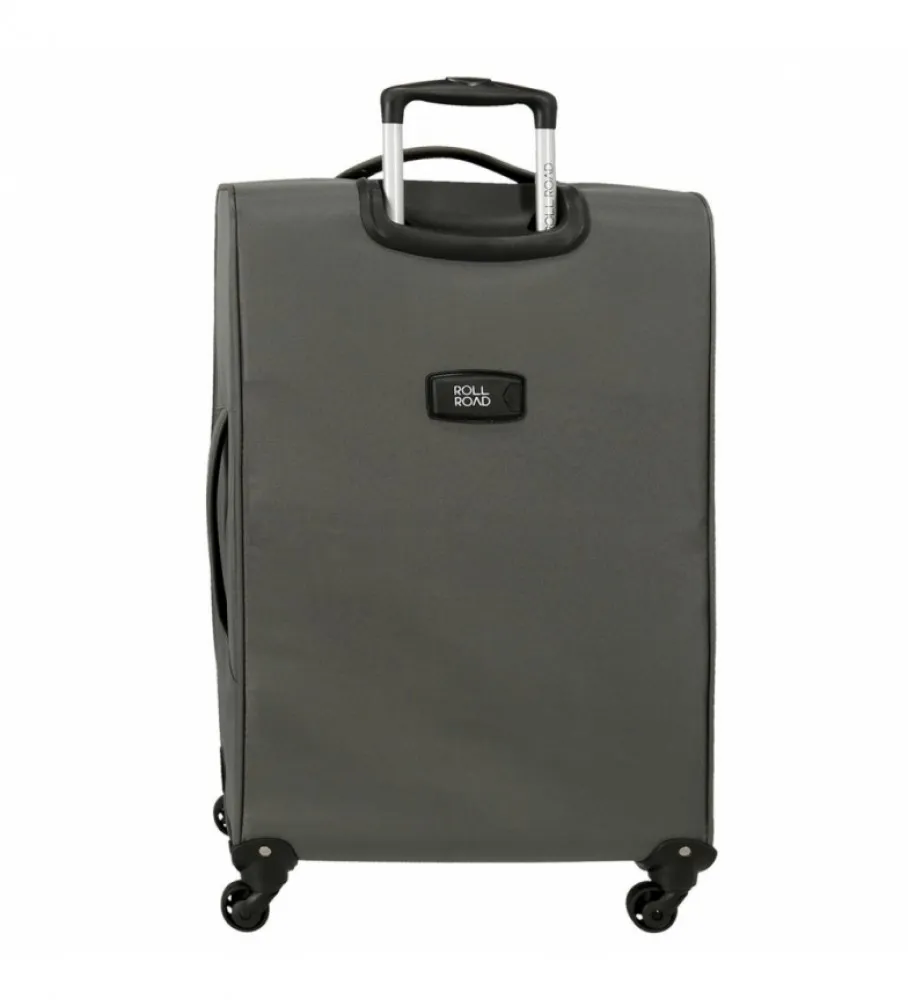 ROLL ROAD MALETA MEDIANA ROLL ROAD ROYCE 66CM GRIS 43X66X26CM