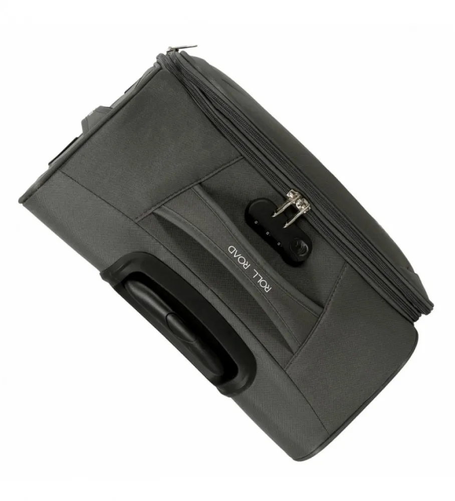 ROLL ROAD MALETA MEDIANA ROLL ROAD ROYCE 66CM GRIS 43X66X26CM