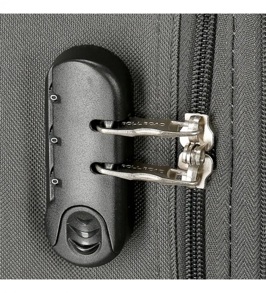 ROLL ROAD MALETA MEDIANA ROLL ROAD ROYCE 66CM GRIS 43X66X26CM