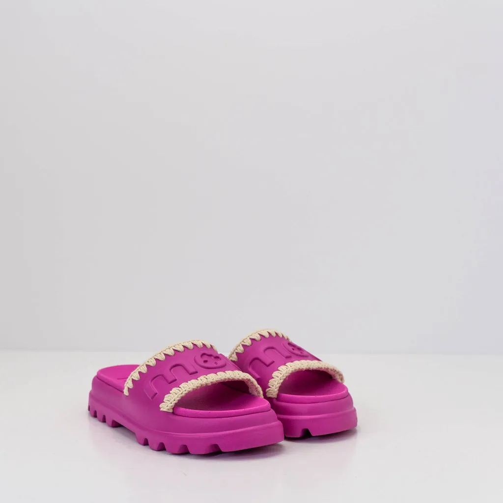 SANDALIA  MOU  EVA ONE PIECE SLIDE FUXIA MIX MU.SW661000N