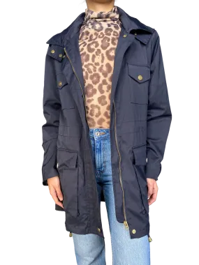 SAVILLE ROW Trench Azul Marino