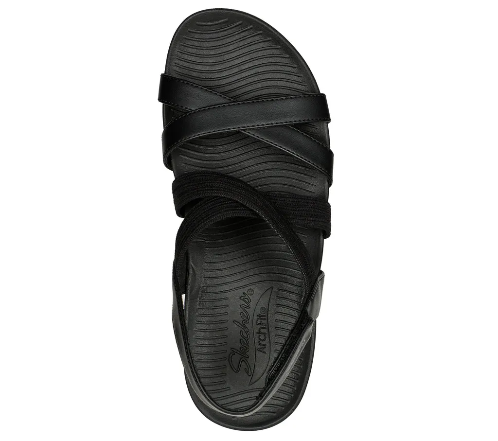 Skechers Sandalias mujer Skechers Arch Fit Sunshine 163387 negro