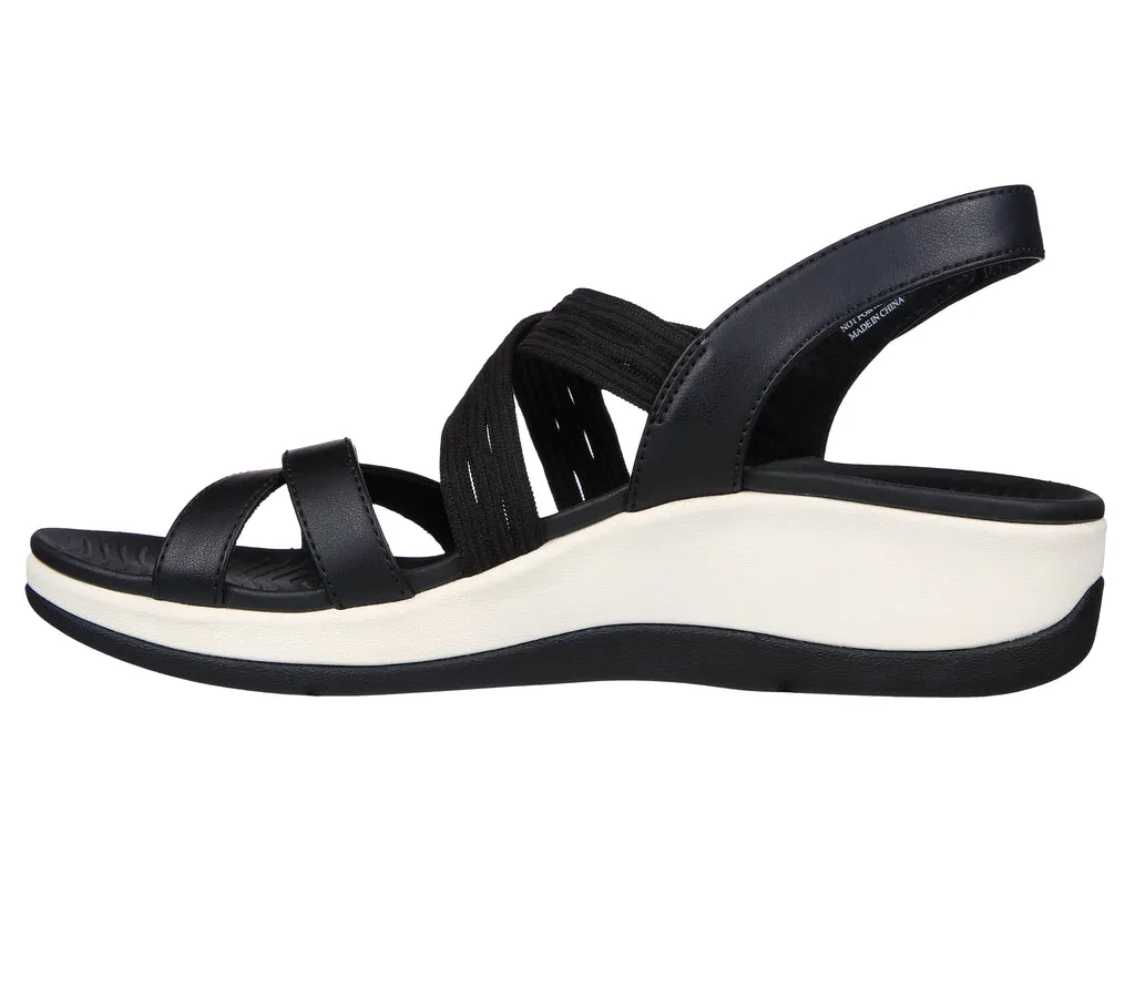 Skechers Sandalias mujer Skechers Arch Fit Sunshine 163387 negro