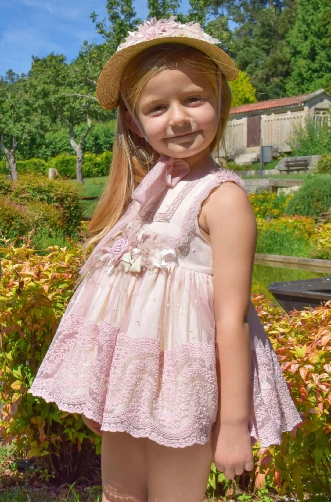 THREEPIECE GIRL'S SET ROSE COLLECTION BY LOLITTOS