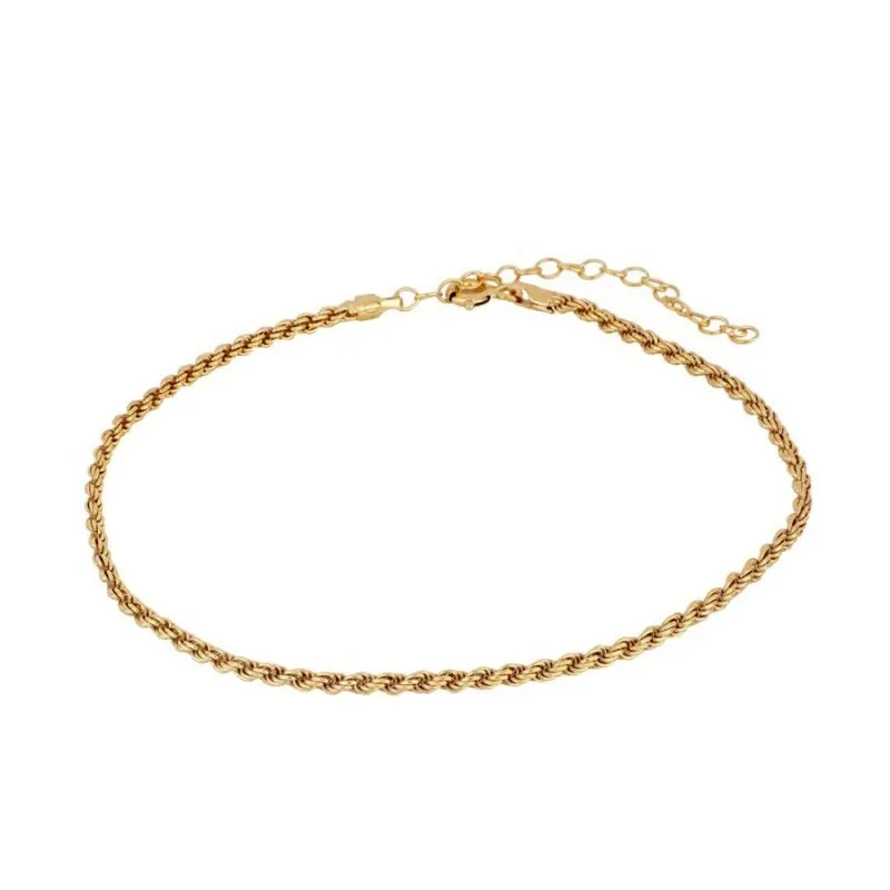 Tobillera Twisted Oro