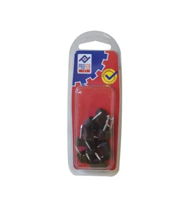 TOPE 2 PUNTAS MARRON B 8 PZ PROFER TOP  PT0632