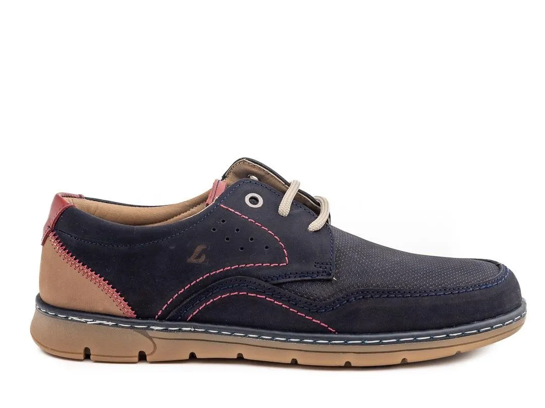 ZAPATO CASUAL HOMBRE LUISETTI 23334 AZUL MARINO