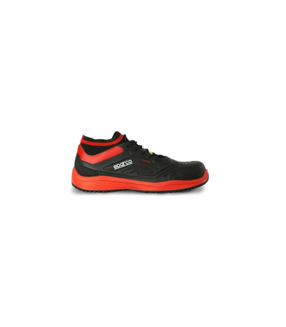 Zapato de Seguridad Legend S3 SRC ESD Negro y rojo