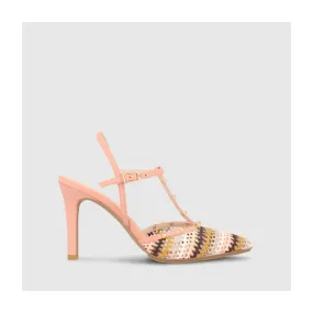 ZAPATOS DE SALÓN ROSAS RUGITI