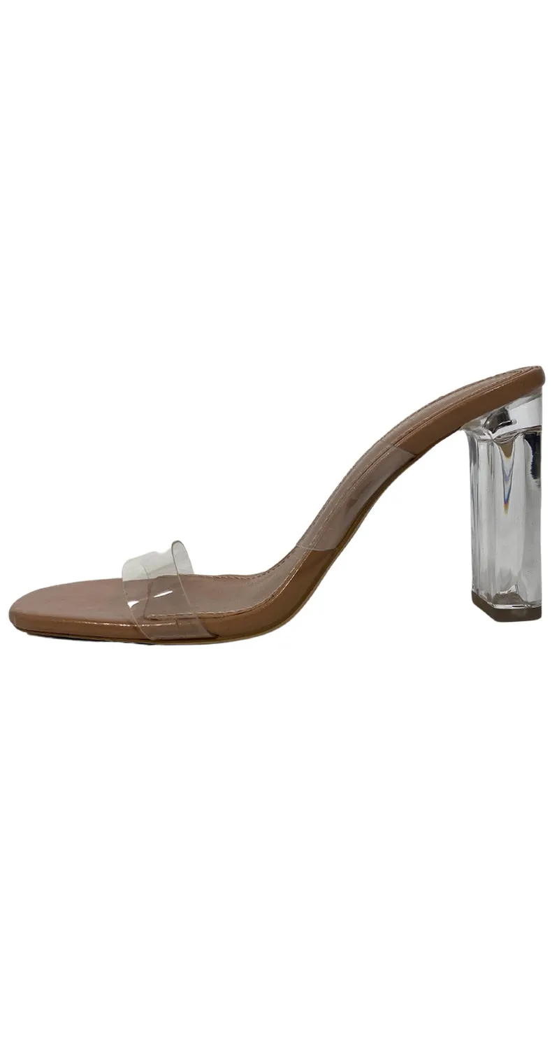ZARA Sandalias Transparentes