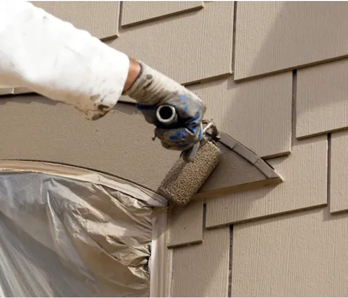 ZINSSER ALLCOAT PINTURA EXTERIOR PARA PAREDES RAL 7009 GRIS VERDOSO  2,5 LITRO