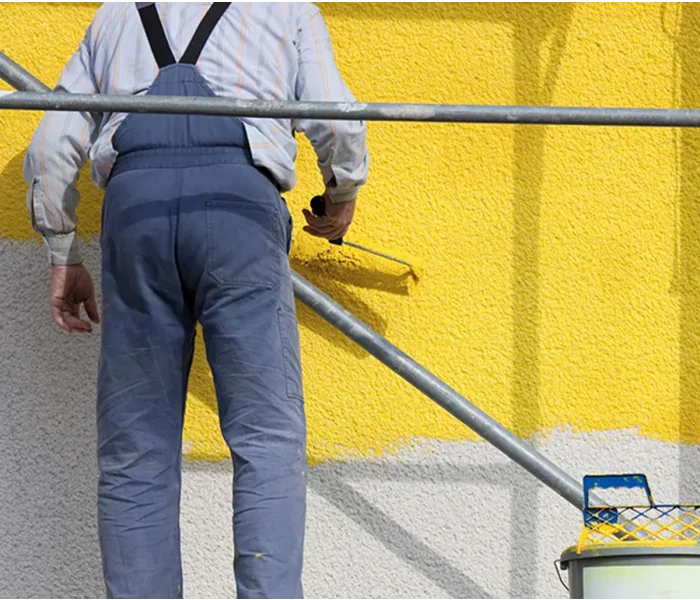 ZINSSER ALLCOAT PINTURA EXTERIOR PARA PAREDES RAL 7009 GRIS VERDOSO  2,5 LITRO